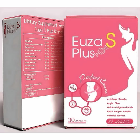 Euza S Plus Prebiotic Fiber Detox Booster 30s - Gut Reset, Bloat & Waistline