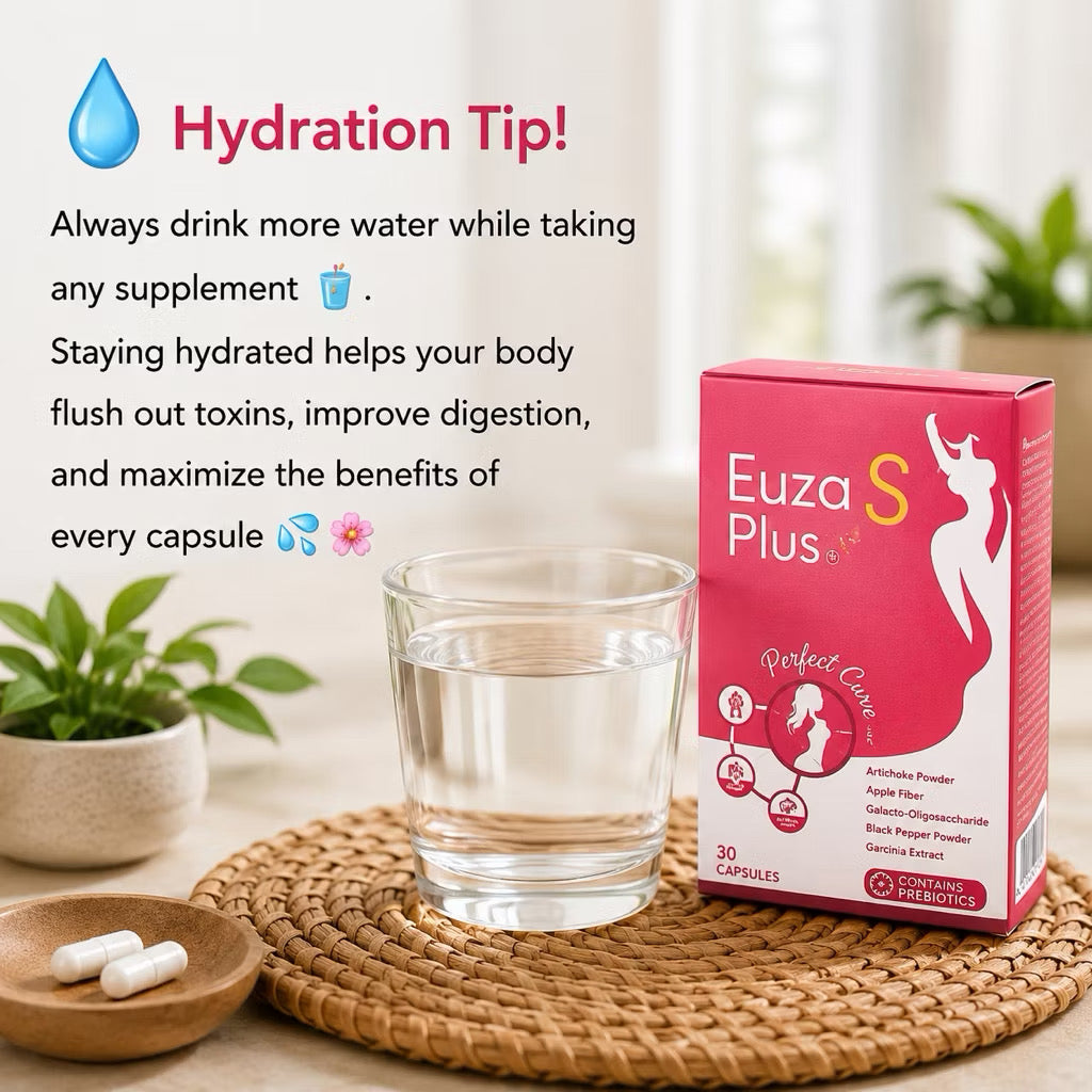 Euza S Plus Prebiotic Fiber Detox Booster 30s - Gut Reset, Bloat & Waistline