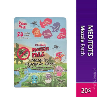 Meditots Mozzie Patch 20s ā Safe, Natural & Cute Protection for Kids
