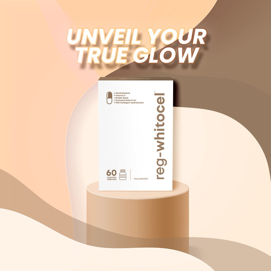 REG-WHITOCEL 60s | L-Glutathione + Collagen + Grape Seed + Vitamin C Antioxidant Supplement