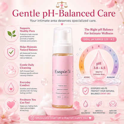 Esspúr51 Feminine Wash Foam 200ml