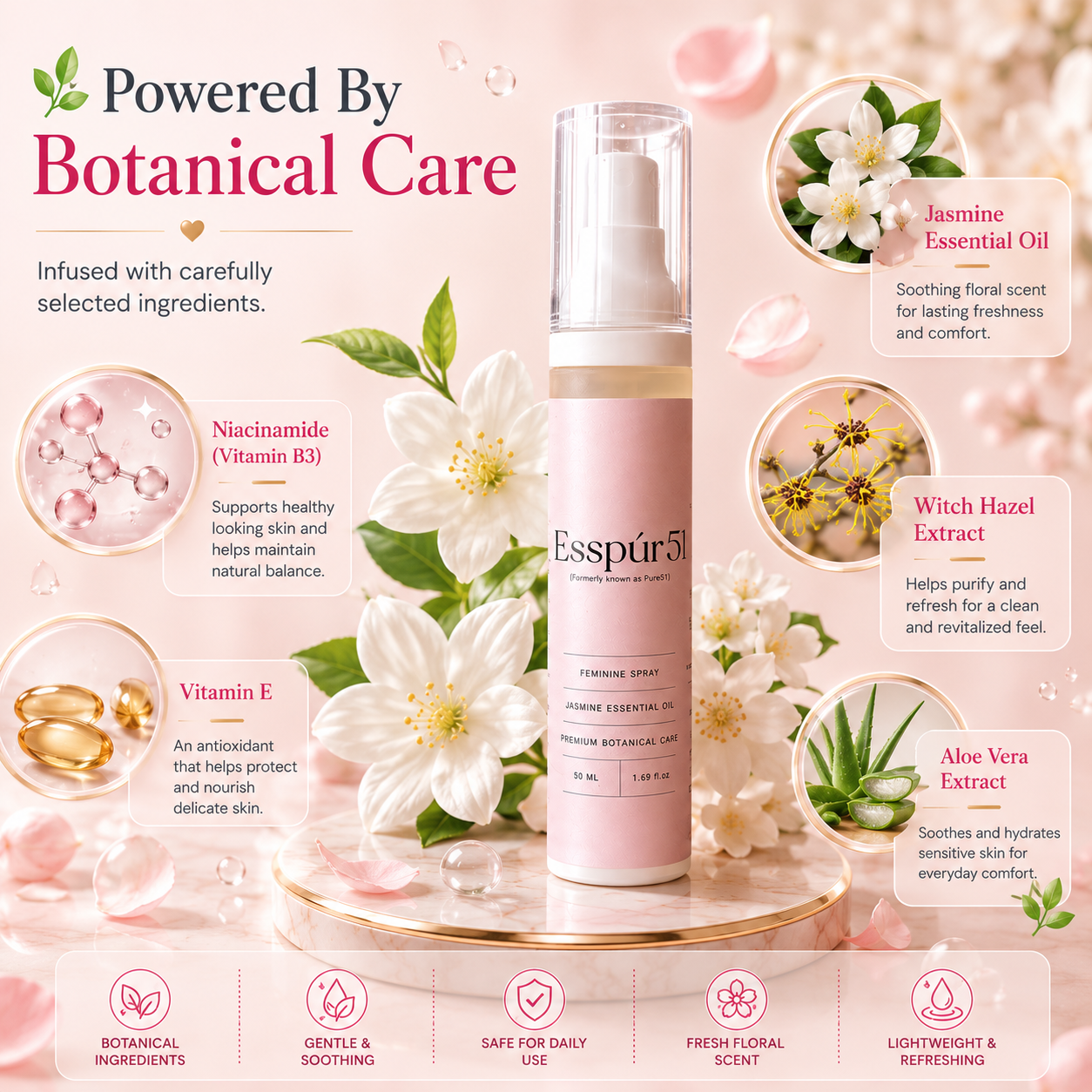Esspúr51 Feminine Intimate Spray 50ml