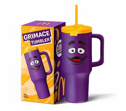 McDonald’s Grimace Exclusive Merch | Tumbler | Plush | Puffer Bag