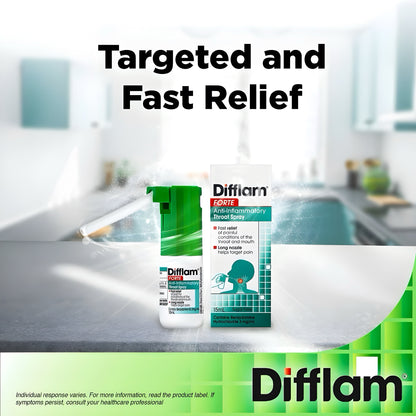💨 Difflam Forte 15mL Spray | 🔥 Anti-Inflammatory | ⚡ Rapid Relief for Sore Throat & Mouth Pain