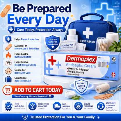 Dermoplex Antiseptic Cream 25g – Prevent Infection & Heal Wounds Fast