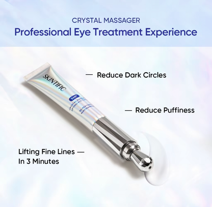 SKINTIFIC 360° Crystal Massager Lifting Eye Cream 20g