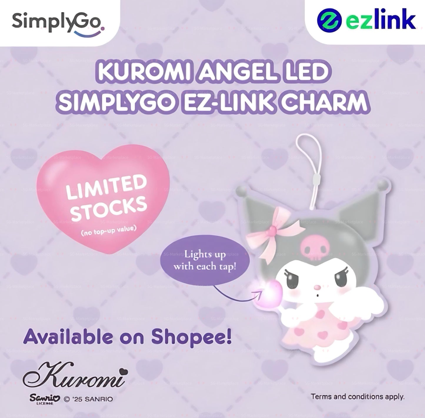 🚇✨🆕 Sanrio EZ-Link x SimplyGo Charms + Cards Collections | All Designs in One Listing 📲💳