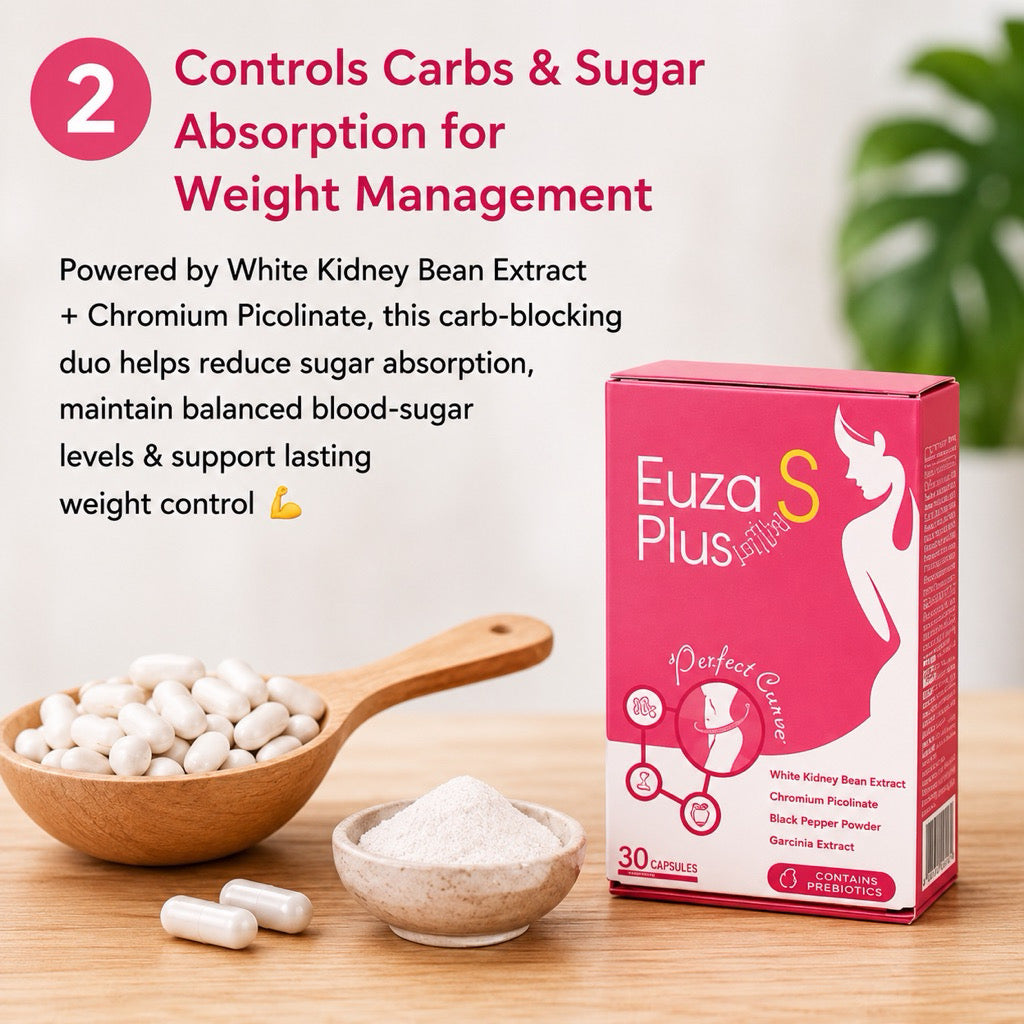 Euza S Plus Prebiotic Fiber Detox Booster 30s - Gut Reset, Bloat & Waistline