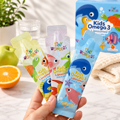 Tiny Wonders Kids Omega 3 Liposomal DHA+EPA | Brain, Eye & Immunity Support