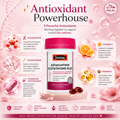 Swisse Ultiboost Astaxanthin Glutathione Plus