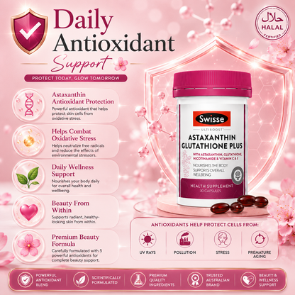 Swisse Ultiboost Astaxanthin Glutathione Plus