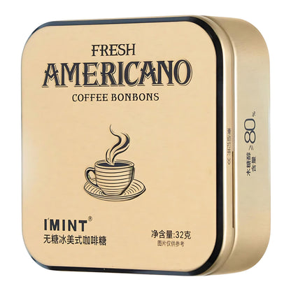 I’MINT Sugar Free Coffee Bonbons 32g | Xylitol Fresh Americano & Bold Espresso