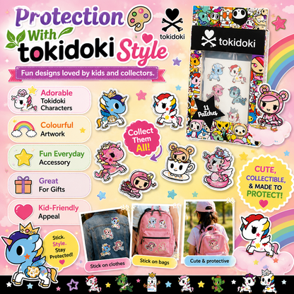 Tokidoki Mosquito Repellent Patch | Natural | DEET-Free Non-Toxic | Kids Safe