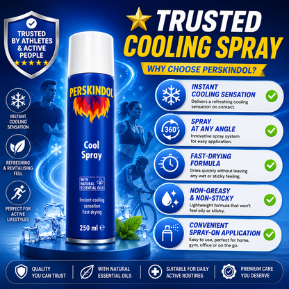 Perskindol Cool Spray 250ml Instant Muscle Joint Pain Relief Sports Injury Care