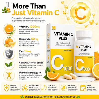 Vitamin C Plus 1000mg Tablets (60s)