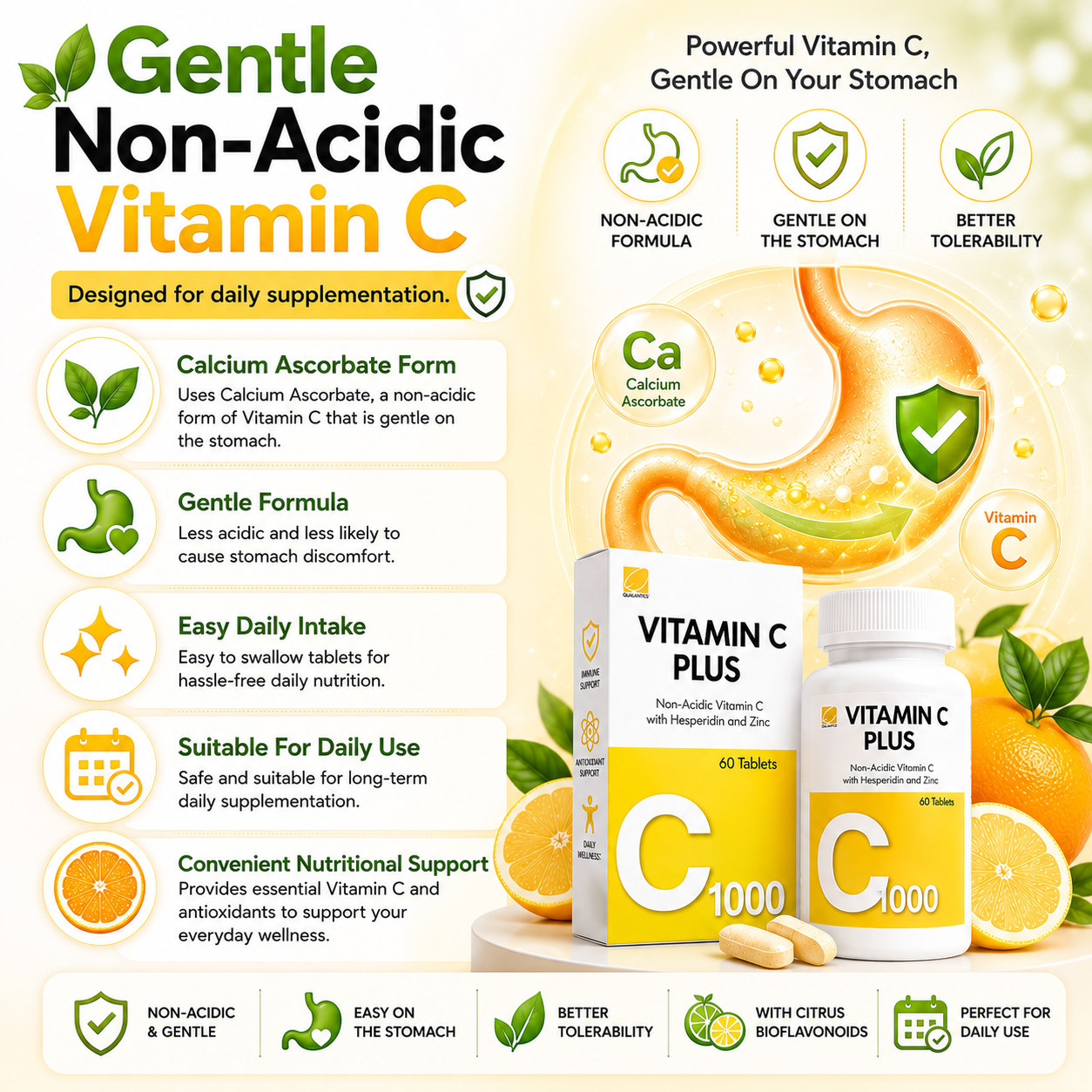 Vitamin C Plus 1000mg Tablets (60s)