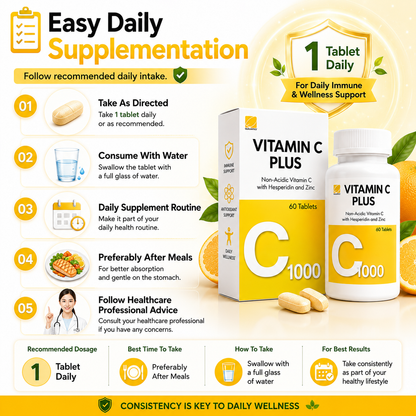 Vitamin C Plus 1000mg Tablets (60s)