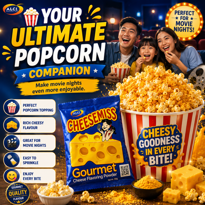 CHEESEMISS Gourmet Cheese Flavoring Powder 30g | Premium Cheese Powder | Popcorn Cheese Seasoning | Fries Cheese Powder | Snack Seasoning