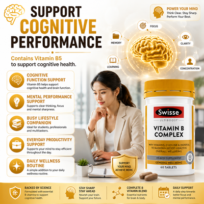 Swisse Ultiboost Vitamin B Complex 60 Tablets