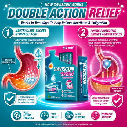 GAVISCON Double Action Liquid 10ml 5s