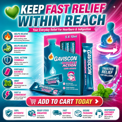 GAVISCON Double Action Liquid 10ml 5s
