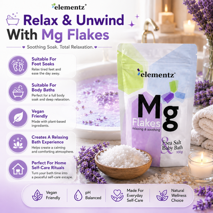 Elementz Magnesium Wellness Series | Mg Flakes • Mg Oil • Mg Gel • Mg Lotion