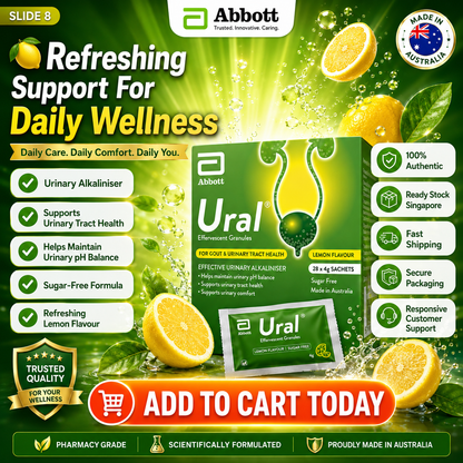 Ural Effervescent Granules (4g x 28 Sachets) Urinary Alkalinizer