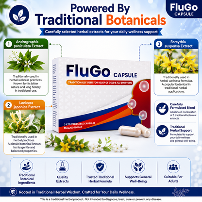 FluGo Capsules – Cold & Flu Support | 30s