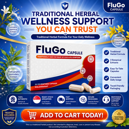 FluGo Capsules – Cold & Flu Support | 30s