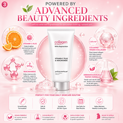 Purifying Peeling Gel Vitamin C + Niacinamide 100g – Brightening & Exfoliating