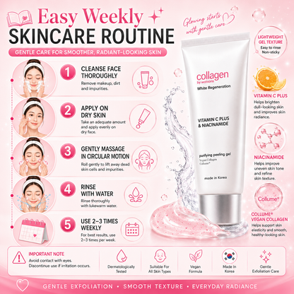 Purifying Peeling Gel Vitamin C + Niacinamide 100g – Brightening & Exfoliating
