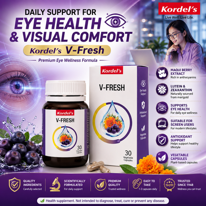 Kordel’s V-Fresh 30s | Eye Health & Antioxidant Support