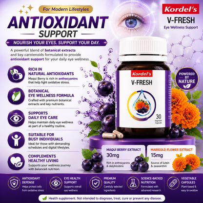 Kordel’s V-Fresh 30s | Eye Health & Antioxidant Support