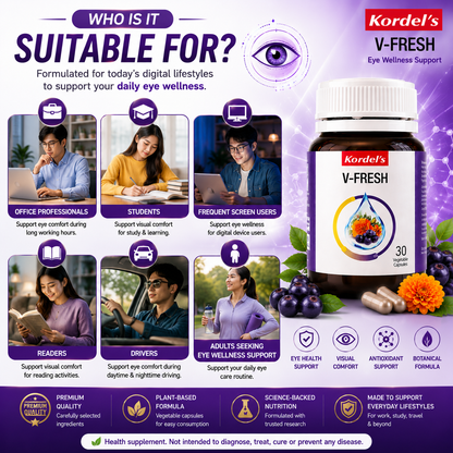 Kordel’s V-Fresh 30s | Eye Health & Antioxidant Support