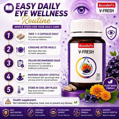 Kordel’s V-Fresh 30s | Eye Health & Antioxidant Support