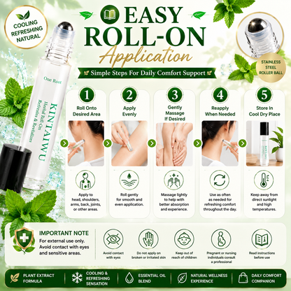KINTAIWU Herbal Roll-On 10ml | Direct Import 🇹🇼 | Muscle Soreness Joint Pain Relief