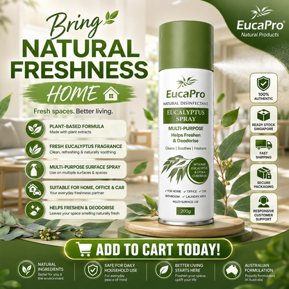 EucaPro Eucalyptus Disinfectant & Sanitizing Spray | Natural Formula