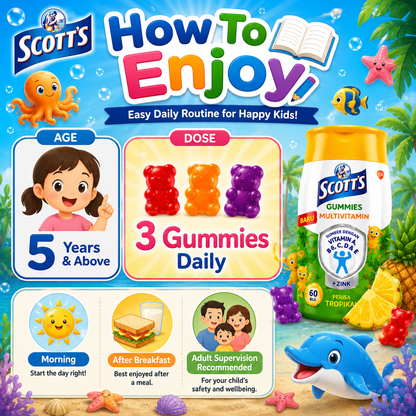 Scott’s DHA Gummies / Multivitamin Gummies 60s