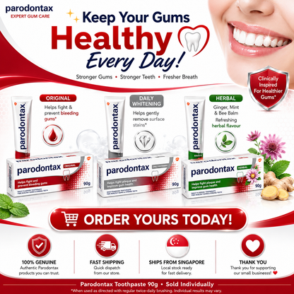 Parodontax Toothpaste 90g – Gum Care, Whitening & Fresh Breath