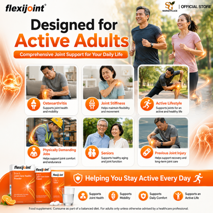 Flexijoint 3-in-1 Joint Care Powder / Tablets | Glucosamine + Chondroitin + MSM