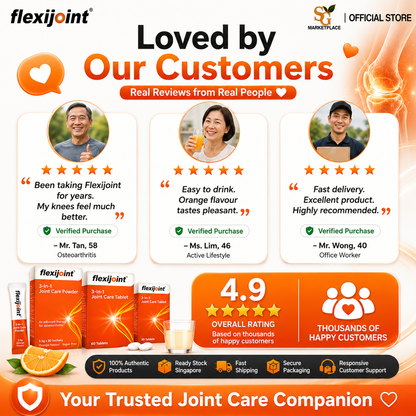 Flexijoint 3-in-1 Joint Care Powder / Tablets | Glucosamine + Chondroitin + MSM