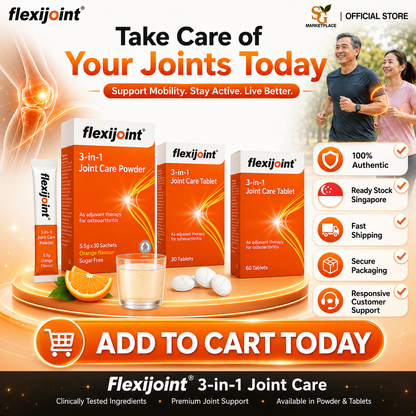 Flexijoint 3-in-1 Joint Care Powder / Tablets | Glucosamine + Chondroitin + MSM