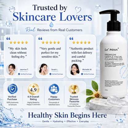 La’ MiuX Premium Gentle Facial Cleansing Gel 265mL