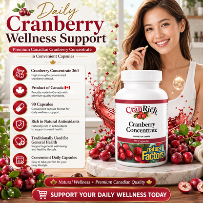 Natural Factors CranRich Cranberry Concentrate Capsule 90’s