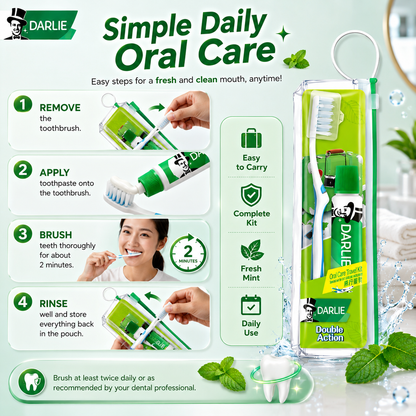 DARLIE® Double Action Oral Care Travel Kit (50g)