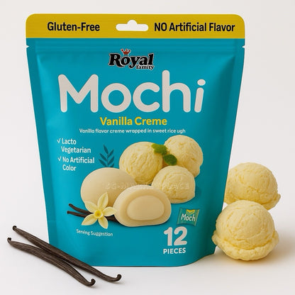 Royal Family Mochi & Mochi Cookies | Imported from Taiwan | Gluten-Free | Soft & Chewy | Individually Wrapped | Assorted Flavours