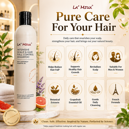 La’ Miux Intensive Scalp & Hair Fall Control Shampoo 300ml | Hair Therapy