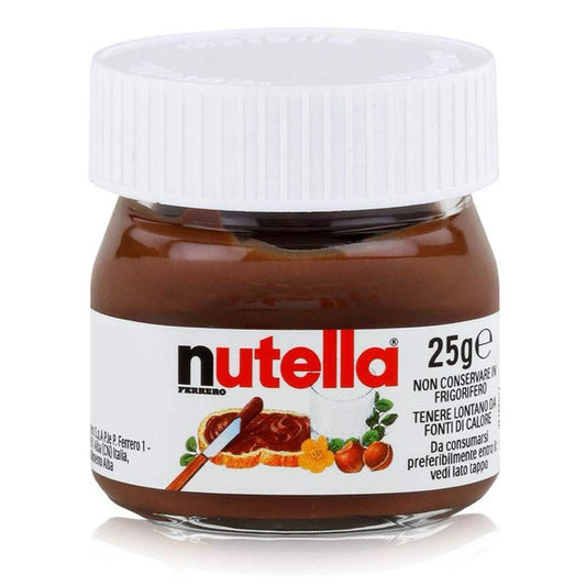 Mini Nutella 25g Pocket-Sized Chocolate Hazelnut Spread Perfect For Travel Gift