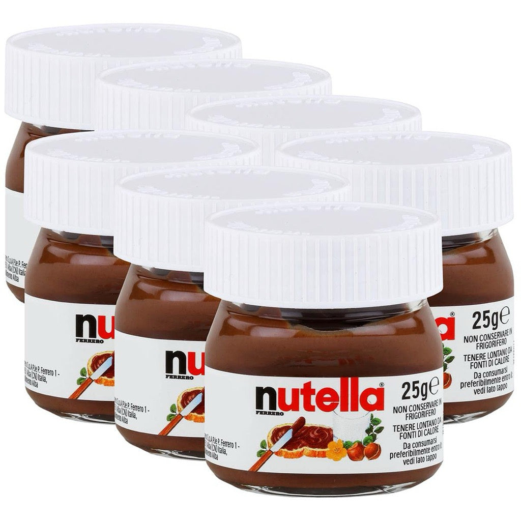 Mini Nutella 25g Pocket-Sized Chocolate Hazelnut Spread Perfect For Travel Gift