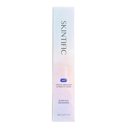 SKINTIFIC 360° Crystal Massager Lifting Eye Cream 20g